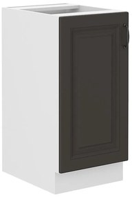 Kuchynská skrinka STILO grafit mat/biely 40d 1f bb