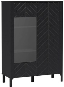 Vitrína Malumi M3 čierna