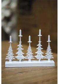 LED Vianočný svietnik LED/2xAA biela