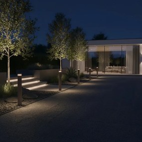 Ideal Lux - LED Vonkajšia lampa BOEING LED/14W/230V 100 cm IP65 hnedá