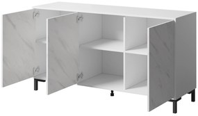 Cama Biela Komoda Marmo 150