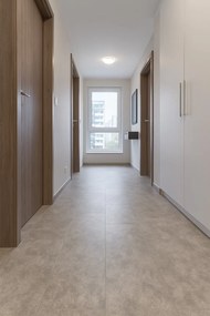 Lentex, PVC podlaha - lino Traffic 50 644-02 Prato, na mieru, šíře 2m,4m, šedá, bez podkladu, chodba / predsieň