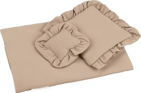 Súprava obliečok pre bábiky cappuccino 28x42cm