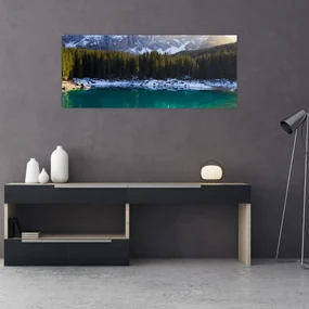 Obraz - Jazero Karersee (120x50 cm)