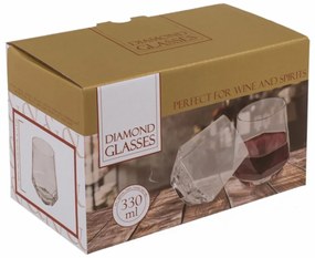 2-dielna sada pohárov Diamant, 330 ml