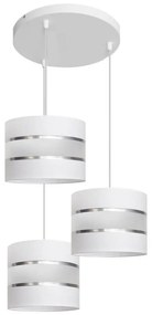Helam Luster na lanku HELEN 3xE27/15W/230V biela HE1050