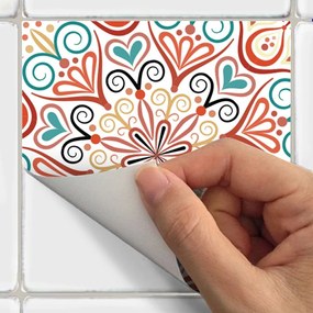 Sada 24 samolepiek Ambiance Flowers