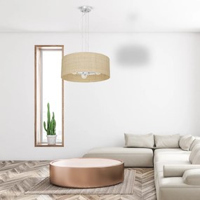 Závesné svietidlo Marshall, 1x ratanové tienidlo, (fi 50cm), w