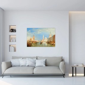 Obraz - Joseph Mallord William Turner, Venice the Dogana and San Giorgio Maggiore, reprodukcia (90x60 cm)
