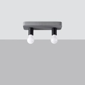 Sollux  SL.1157 - Bodové svietidlo TAVO 2xE27/15W/230V betón