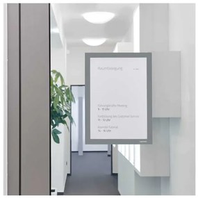 Samolepiaci rámček Magnetoplan Magnetofix A4 - 2 ks, sivá