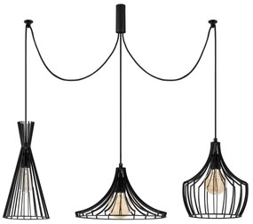 Luster na lanku MEZOPOTAMYA 3xE27/40W/230V pavúk