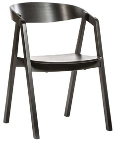 NELL BLACK buková drevená stolička black