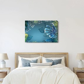 Obraz - Listy tropických rastlín (90x60 cm)