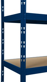 3x Policový regál 2000 X 2370 X 600, modrý 3XRR1-6024-4-5017