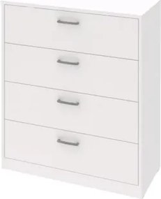 Zásuvková komoda Mega 34, biela%