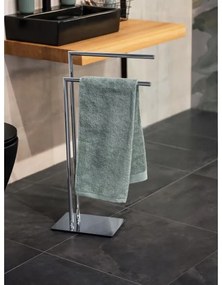 WENKO 18563100 - Stojan na uteráky RECCO 48x80,5 cm lesklý chróm
