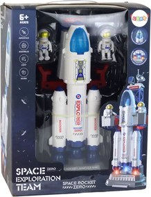 LEAN Toys Vesmírna misia Raketa Nula Vesmírna raketa Astronauti