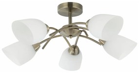 Prisadený luster DONNA 5xE27/60W/230V patina