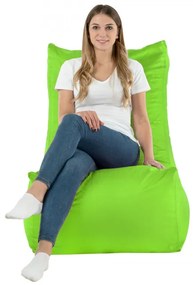 Moderné kreslo DISTINTO limetkové (OUTDOOR)