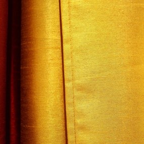 Žltý záves z mikrosaténu 140x240 cm Shana – douceur d'intérieur