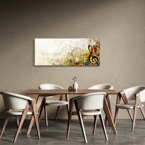 Obraz - Sila hudby (120x50 cm)