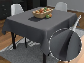 Biante Dekoračný štvorcový obrus Rongo RG-076 Sivý 140x140 cm