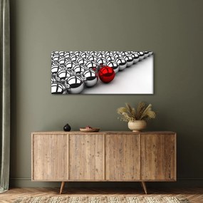 Obraz lesklých gulí (120x50 cm)