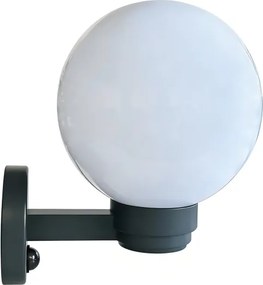 Brilagi - Vonkajšie nástenné svietidlo so senzorom HARBOR 1xE27/40W/230V IP33 antracit/biela