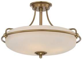 Elstead QZ-GRIFFIN-SFM-WS - Prisadený luster GRIFFIN 4xE27/100W/230V mosadz