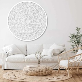 Luxusná drevená mandala na stenu 3D dekorácia do interiéru | HELA: HDF - Orech 30 cm 4341-79186 HDF0342