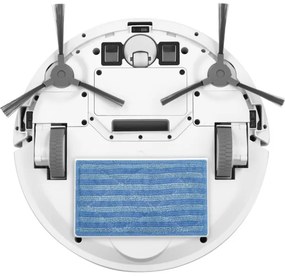Sencor - Robotický vysávač s mopom 2v1 18W/1500 mAh biela + diaľkové ovládanie