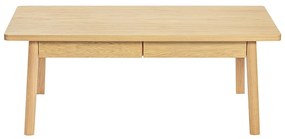 Konferenčný stolík v dekore duba v prírodnej farbe 60x120 cm Nice – Woodman