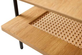 Dizajnový konferenčný stolík Lakshmana 110 cm prírodný dub