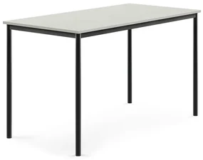 Stôl SONITUS, 1600x800x900 mm, HPL - šedá, antracit