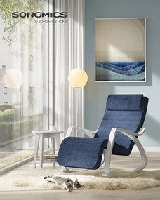 Hojdacie kreslo SONGMICS LYY011Q01 - modré