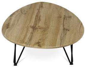 Autronic BONTEC Konferenčný stolík 94x69cm, mdf, divoký dub, AF-3013 OAK Farba: Biela