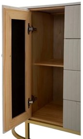 Dizajnová komoda Hadassah 120 cm krémová