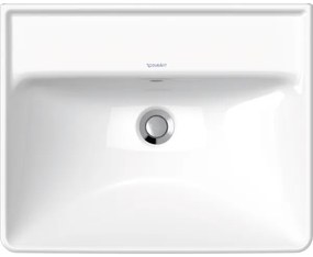Duravit 2366550060 - Závesné umývadlo D-NEO 55 × 44 cm, keramika, lesklá biela