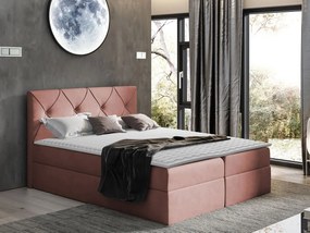 Kontinentálna posteľ Blanche, Rozmer postele: 200x200, Dostupné poťahy: Zetta 291