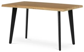 Jedálenský stôl 130 x 80 cm, divoký dub
