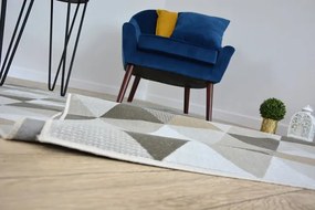 Koberec NOBIS 84166 krem - Trojuholníky