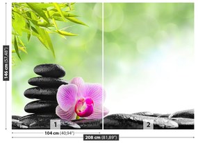 Fototapeta Vliesová Orchidea kamene 104x70 cm