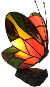 Detská lampa tiffany MOTÝĽ_O 16*17