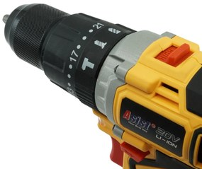 Aku vŕtačka 20V 2,0Ah BRUSHLESS v kufri ASIST AKU GANG