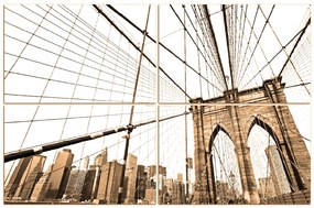 Obraz na plátne - Manhattan Bridge 1925FD (120x80 cm)