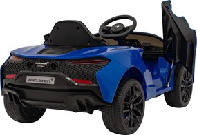 Ramiz McLaren Artur batéria pre deti Modrá + pohon 4x4 + diaľkové ovládanie + pomalý štart + EVA + LED audio