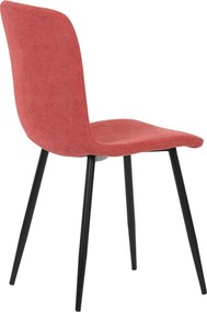 Autronic BONTEC Jedálenská stolička, červená, menčestrová látka, DCL-964 RED2 Farba: Červená