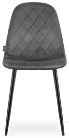 Jedálenská stolička ASTI tmavo sivá