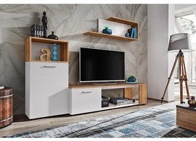 Obývacia stena Maze I biely/wotan